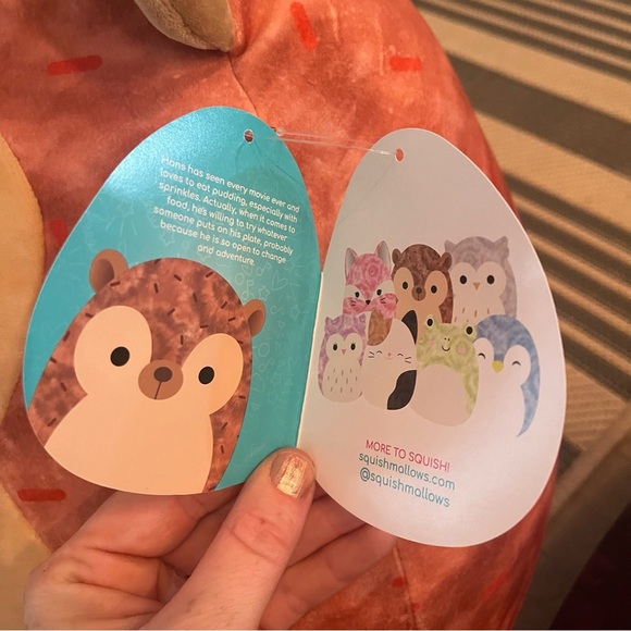 Squishmallows | Hans the Hedgehog NWT Collectors Edition 5 Year Anniversary 🦔 - Picture 6 of 6